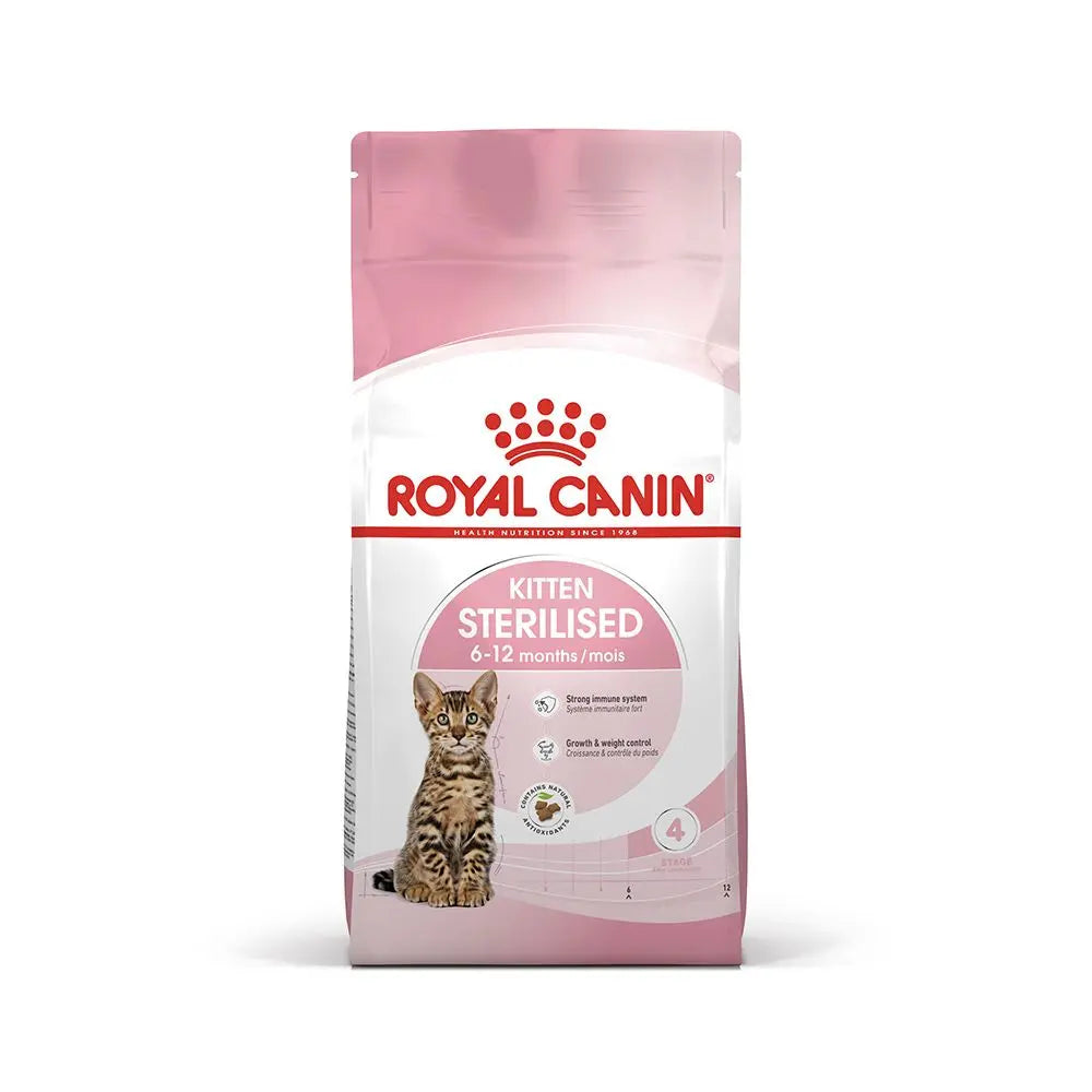 ROYAL CANIN FELINE HEALTH NUTRITION KITTEN STERILISED CAT FOOD 2 KG Royal Canin
