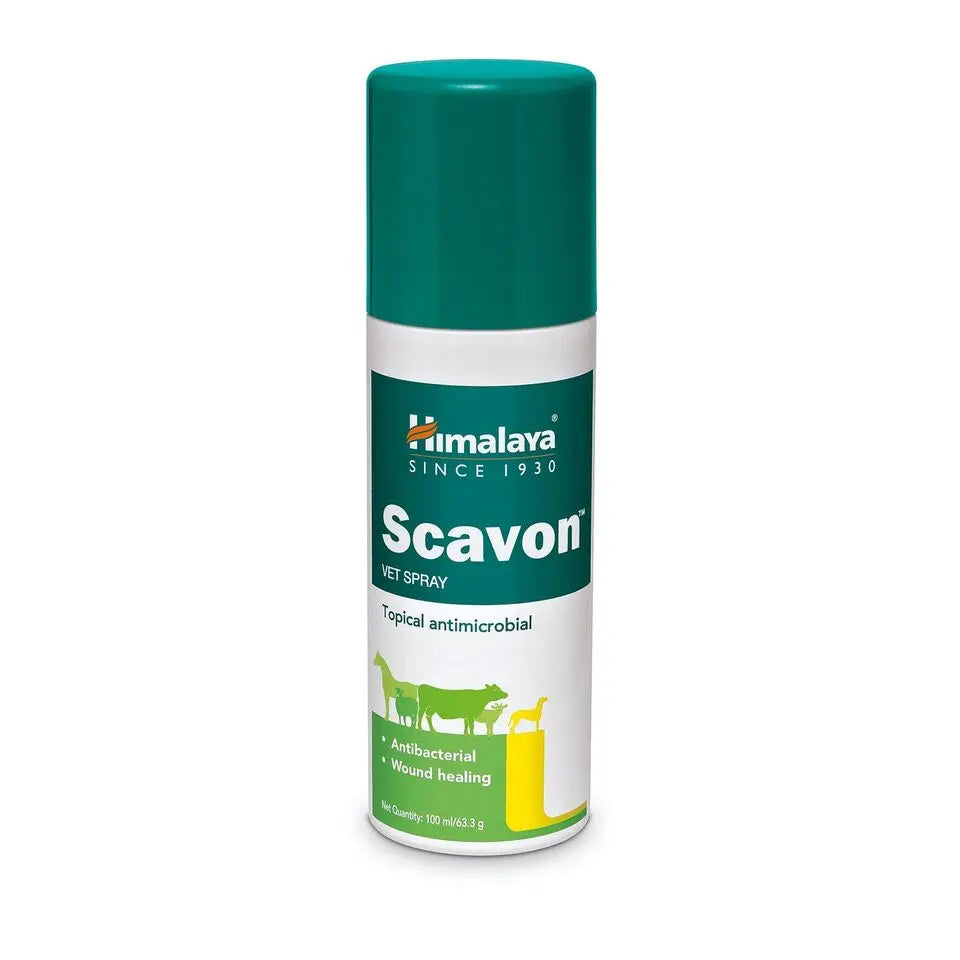 HIMALAYA SCAVON VET SPRAY 100 ML, TOPICAL ANTIMICROBIAL FOR PETS / VETS FLY REPELANT Himalaya