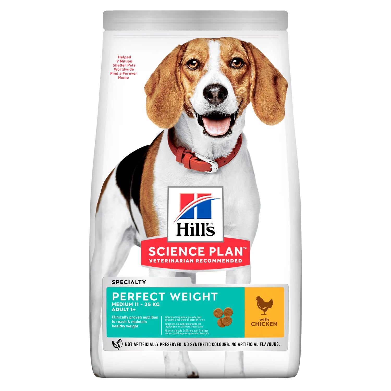 HILL'S SCIENCE PLAN PERFECT WEIGHT ADULT DOG FOOD WITH CHICKEN Hills