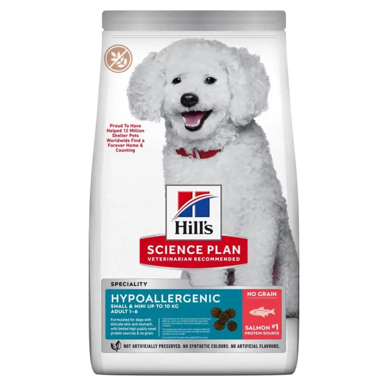 HILL'S SCIENCE PLAN HYPOALLERGENIC ADULT DOG FOOD WITH SALMON Hills