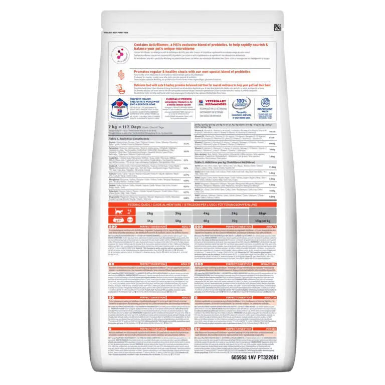 HILL'S SCIENCE PLAN PERFECT DIGESTION ADULT 1+ CAT FOOD WITH CHICKEN AND BROWN RICE Hills