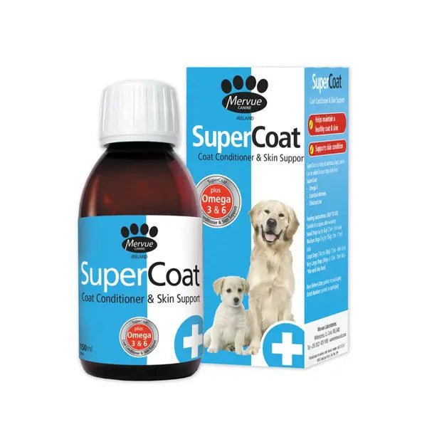 SUPERCOAT FOR DOGS COAT CONDITIONING & SKIN SUPPORT 150 ml Mervue Laboratories