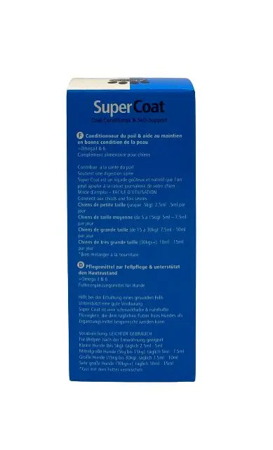 SUPERCOAT FOR DOGS COAT CONDITIONING & SKIN SUPPORT 150 ml Mervue Laboratories