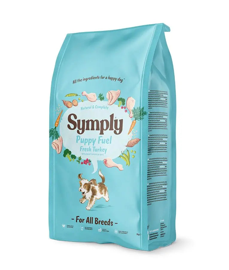 SYMPLY PUPPY FUEL FRESH TURKEY ALL BREEDS DRY DOG FOOD SYMPLY