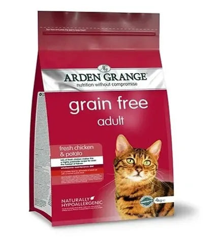 ARDEN GRANGE GRAIN FREE ADULT FRESH CHICKEN & POTATO DRY CAT FOOD ARDEN GRANGE
