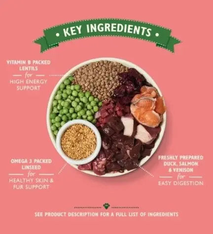 LILY'S KITCHEN WILD WOODLAND WALK WITH DUCK, SALMON & VENISON ADULT DRY DOG FOOD LILY'S KITCHEN