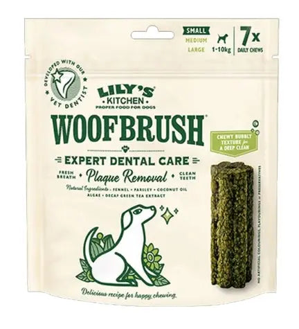 LILY'S KITCHEN WOOFBRUSH DENTAL DOG CHEWS BULK PACK LILY'S KITCHEN