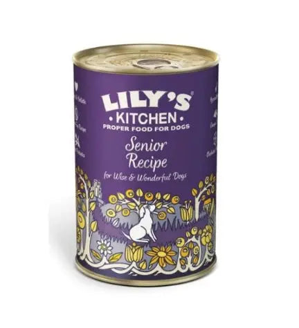 LILY'S KITCHEN SENIOR RECIPE DOG WET FOOD 400G LILY'S KITCHEN