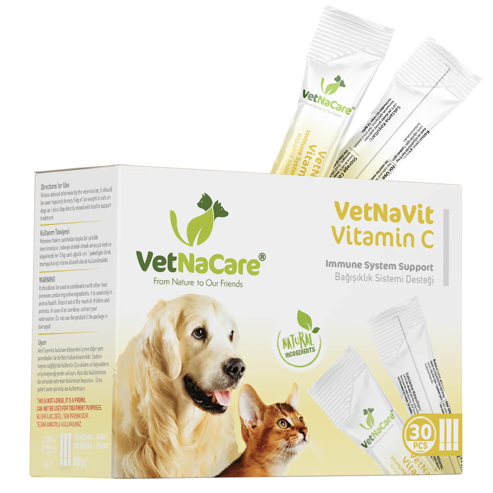 VETNAVIT VITAMIN C 30X3G VETNACARE