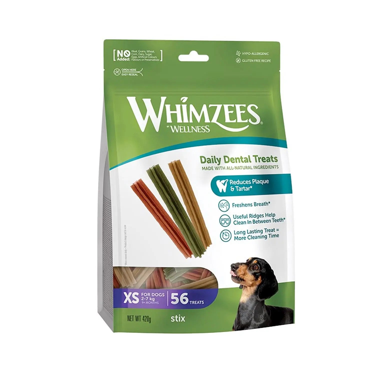 WHIMZEES STIX MIX BROWN/GREEN/ORANGE WHIMZEES