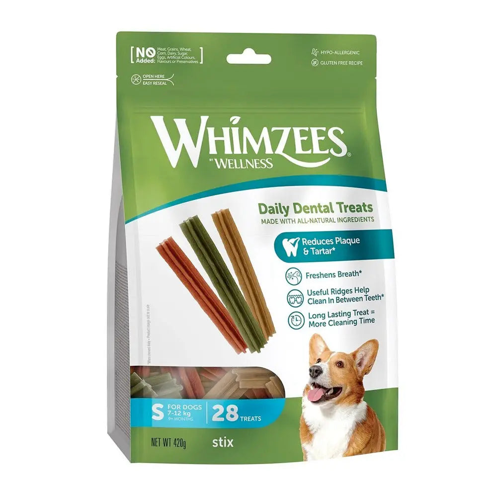 WHIMZEES STIX MIX BROWN/GREEN/ORANGE WHIMZEES