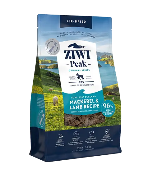 ZIWI PEAK AIR-DRIED MACKAREL & LAMB RECIPE DRY DOG FOOD ZIWI PEAK