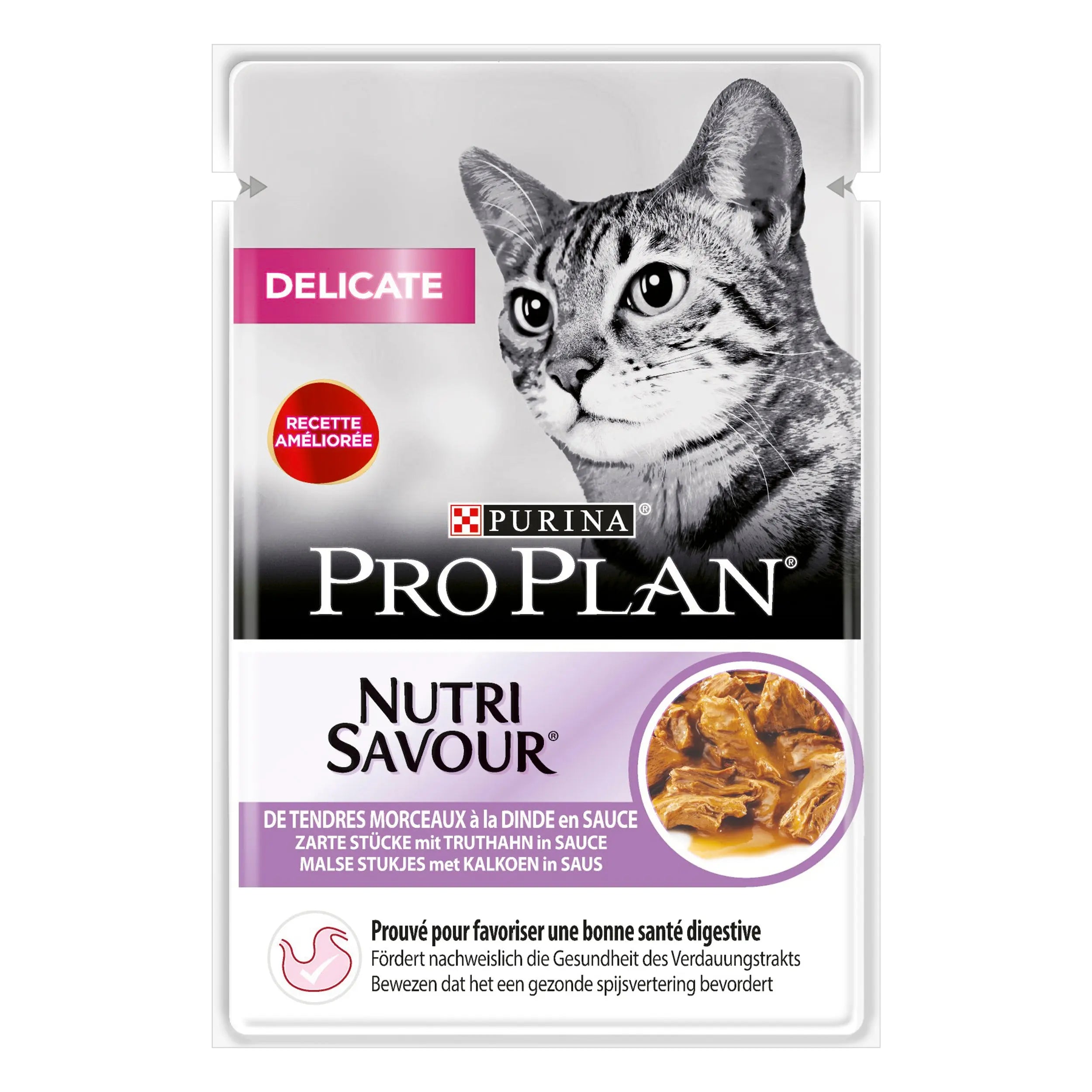 PRO PLAN DELICATE Cat GiG Turkey 85g FR PetFit.ae