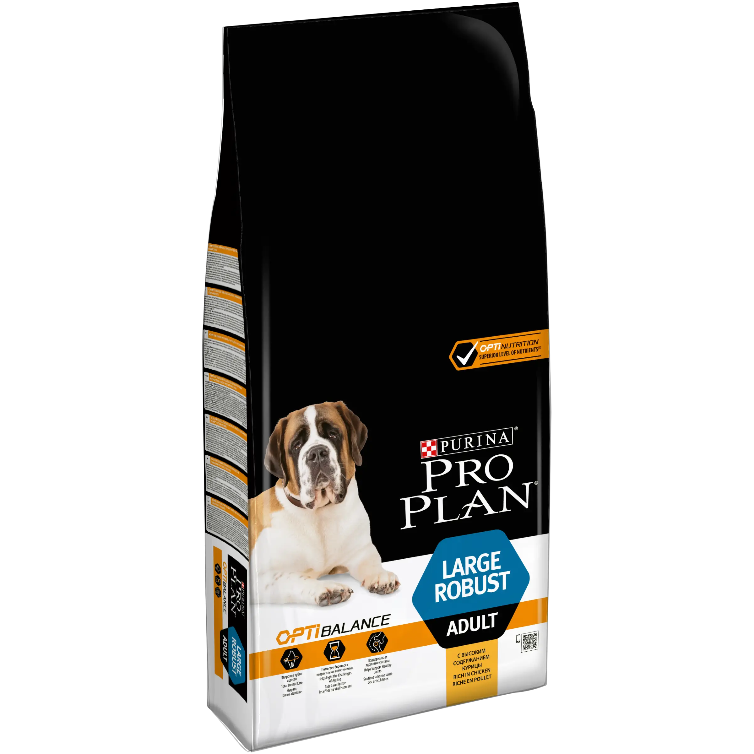 PURINA® PRO PLAN® DOG LARGE ROBUST ADULT WITH OPTIBALANCE™ RICH IN CHICKEN DRY FOOD 14KG PetFit.ae