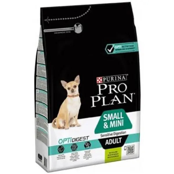 PURINA® PRO PLAN® DOG SMALL & MINI ADULT SENSITIVE DIGESTION WITH OPTIDIGEST® RICH IN LAMB PetFit.ae